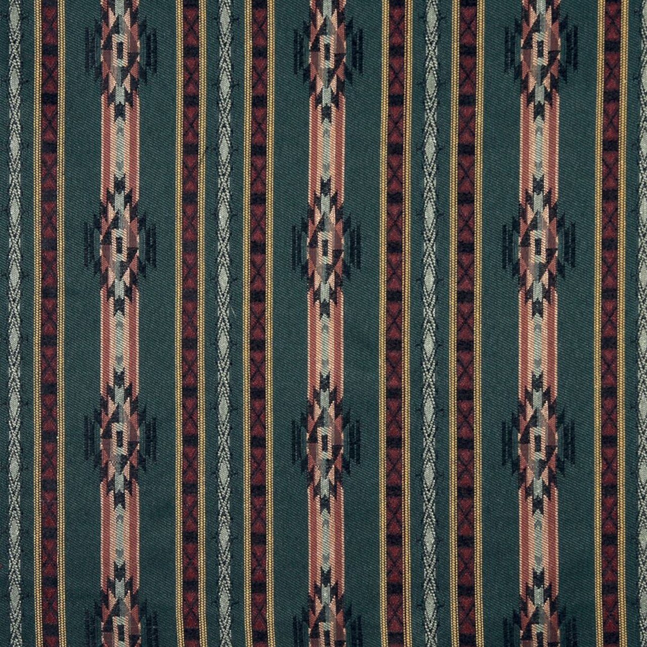 Woodland Stripe - Green Global,Southwestern,Stripe Upholstery Fabric 54 Inches"